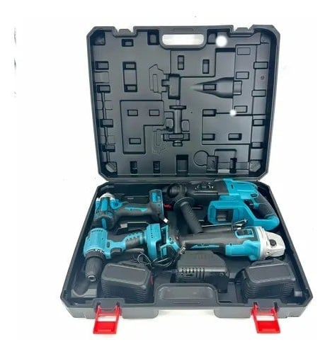 Kit  Multi Ferramentas 4 em 1 Com 2 Bateria Bivolt